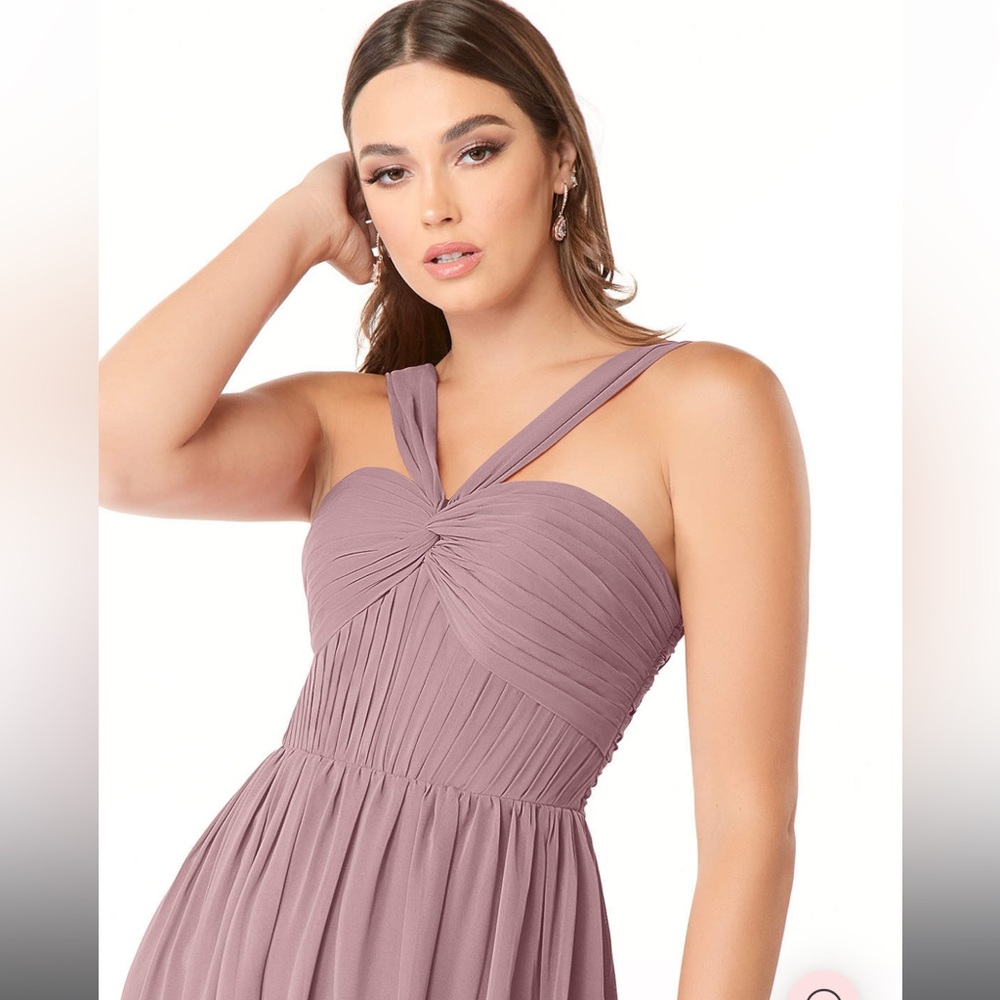 Azazie Dusty Rose Dionne Bridesmaid Dress